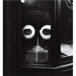 IRVING PENN (American, b. 1917) OPTICIAN’S WINDOW, NEW YORK titled, located, dated and signed “Op...