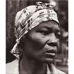 SIBYL ANIKEEFF (American, b. 1896, active 1930s) PORTRAIT OF A WOMAN gelatin silver print mounted...