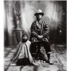 Image 1 : IRVING PENN (American, b. 1917) EGG SELLER WITH HIS SON, CUZCO, PERU signed, annotated and stampe...