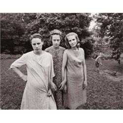 EMMET GOWIN (American, b. 1941) EDITH, RUTH AND MAE. DANVILLE, VIRGINIA, 1967 signed, titled and ...