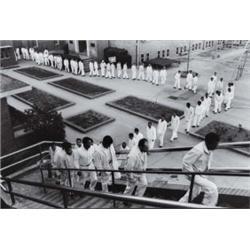 DANNY LYON (American, b. 1942) THE MEAL LINE IN THE WALLS, HUNTSVILLE, TEXAS titled, dated and si...