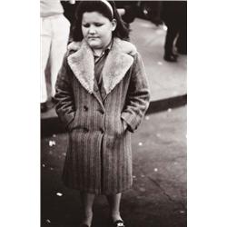 DIANE ARBUS (American, 1923-1971) GIRL IN STORM COAT, N.Y.C. Estate of Diane Arbus copyright stam...