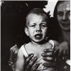 Image 1 : DIANE ARBUS (American, 1923-1971) MOTHER HOLDING HER CHILD signed “Diane Arbus” in pencil on vers...