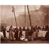 Image 1 : FRANK MEADOW SUTCLIFFE (British, 1853-1941) TWO FIGURE GROUPS, WHITBY HARBOR 2 carbon prints 91?4...
