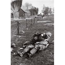 ROBERT CAPA (American, b. Hungary, 1913-1954) THE LAST ROUND titled “The Last Round” in pencil on...