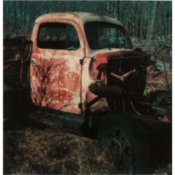 WALKER EVANS (American, 1903-1975) UNTITLED color Polaroid SX-70 print image: 3 x 3 in. (7.6 x 7....