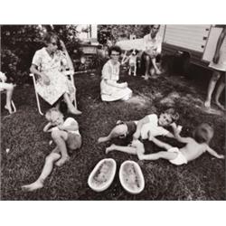 EMMET GOWIN (American, b. 1941) FAMILY. DANVILLE, VIRGINIA, 1970 titled, dated and signed “Family...