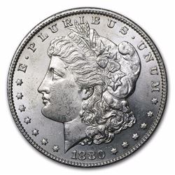 1880-S Morgan Dollar BU MS-63