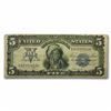 Image 3 : 1899 $5.00 Silver Certificate Chief Running Antelope F-15 PMG