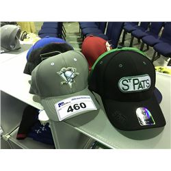 GROUP OF 6 ASSORTED NHL TEAM CAPS, ST PATS, WHALERS, RED WINGS, NORDIQUES, FLYERS & PENGUINS