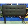 Image 1 : BROWN LEATHER UPHOLSTERED QUEEN SIZE HEAD BOARD ONLY