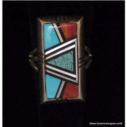 Alvin Yellowhorse Navajo Sterling Ring