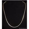 Image 1 : Milor Italian Sterling Silver 17 Inch Omega Chain
