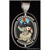 Image 1 : Bev Etsate Sterling Silver Swivel Kachina & Mudhead Dancer Pendant