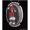 Image 2 : Bev Etsate Sterling Silver Kachina Dancer Pendant/Pin