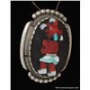 Image 3 : Bev Etsate Sterling Silver Kachina Dancer Pendant/Pin