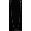 Image 1 : 27.5" Knotted Lapis Necklace