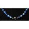 Image 6 : 27.5" Knotted Lapis Necklace