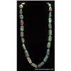 Image 1 : WK Turquoise Stone & Sterling Necklace