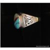 Image 3 : Oval Inlay of Opal, Turquoise and Coral Ring