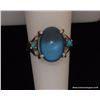 Image 1 : Sterling, Spinel and Turquoise Ring