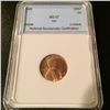 Image 1 : 1946 Lincoln Cent NNC MS67 Red