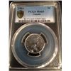 Image 1 : 1954 Canada 5 Cent PCGS MS65