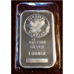 .999 Fine Silver Bar, 1 Ounce