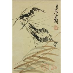 Qi Baishi 1864-1957 Watercolour on Paper