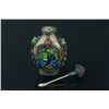 Image 10 : 2 Pc Silver Snuff Bottles with Coral Decoration