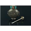 Image 9 : 2 Pc Silver Snuff Bottles with Coral Decoration