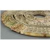 Image 5 : Chinese Archaistic Green Jade Carved Bi-Disk