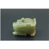 Image 4 : Chinese Fine Green Jade Vase With /Ram