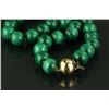 Image 4 : Chinese Malachite with 14K Clasp Necklace