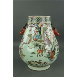 Chinese Famille Rose Porcelain Vase Kangxi Mark