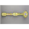 Image 2 : Chinese 18th Bronze Canton Enamel Yellow Scepter
