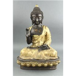 Chinese Bronze Gilt Buddha