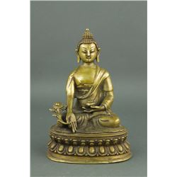 Chinese Bronze Buddha Figure