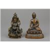 Image 1 : 2 Pc Chinese Bronze Small Buddhas