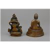Image 3 : 2 Pc Chinese Bronze Small Buddhas
