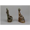 Image 4 : 2 Pc Chinese Bronze Small Buddhas