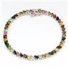 Image 1 : Natural Fancy Color Marquise Tourmaline Bracelet