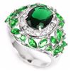 Image 1 : Green Chrome Diopside Ring