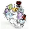 Image 1 : Natural Multi Gemstone Ring