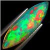 Image 1 : Natural White Harlequin Pattern Welo Opal 3.42 Cts