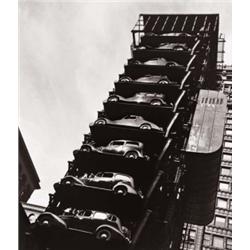 JOHN GUTMANN (American, 1905-1998) ELEVATOR GARAGE, CHICAGO titled, dated and signed “AUT. Elevat...