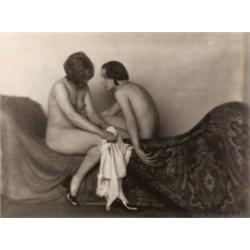 GERMAINE KRULL (German, 1897-1985) LES AMIES gelatin silver print mounted on paper 67?16 x 83?4 i...