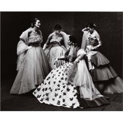 GORDON PARKS (American, b. 1912) PARIS FASHIONS: BETTINA, SOPHIA MALGOT, JACKIE STOLOFF AND JANIN...