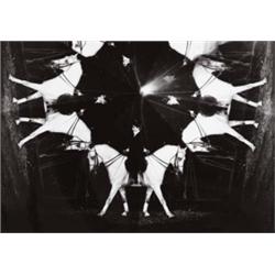 WEEGEE (Arthur Fellig) (American, 1899-1968) equestrian “Photo by Weegee from the collection of S...