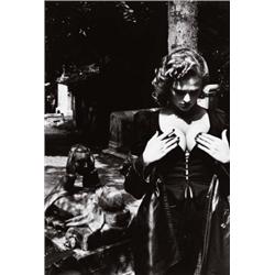 HELMUT NEWTON (German, b. 1920) PËRE LACHaISE, TOMB OF TALINA signed, dated and titled “Helmut Ne...